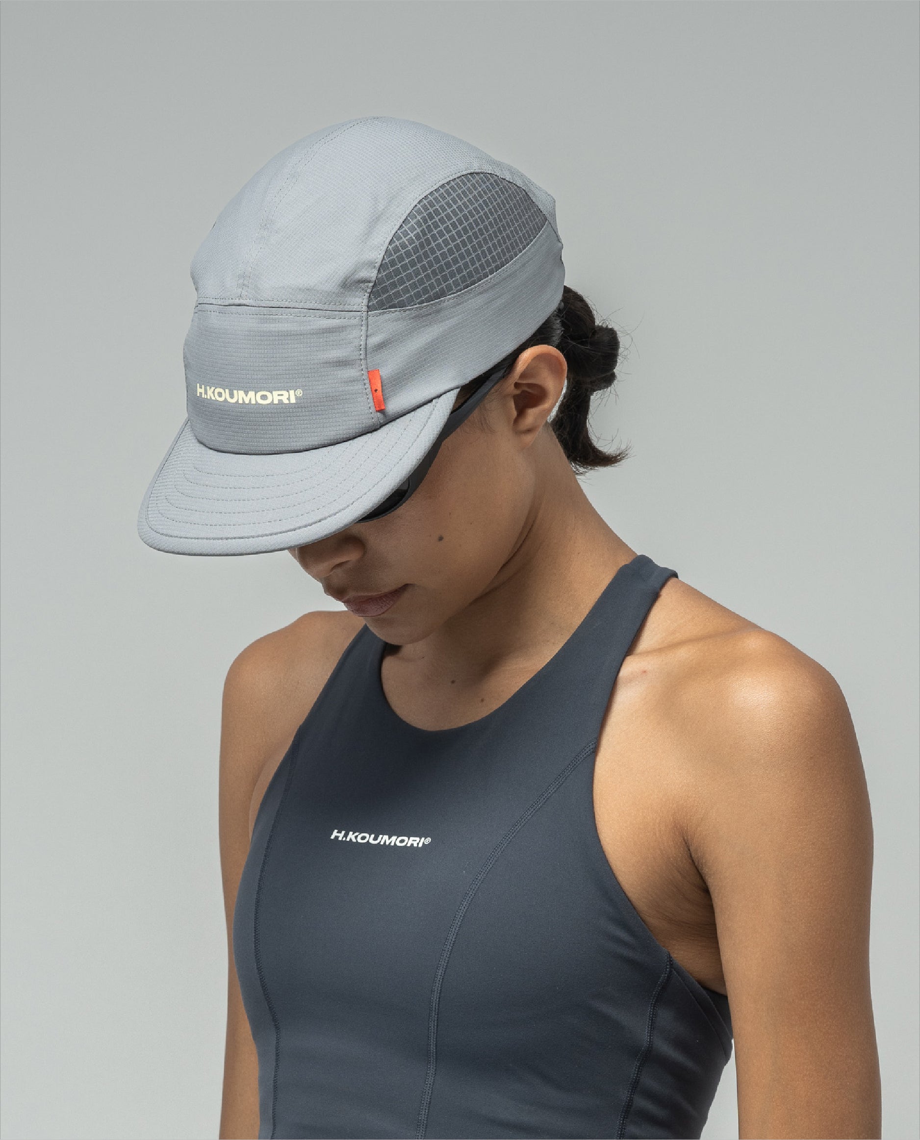 SIDE MESH CAP GREY