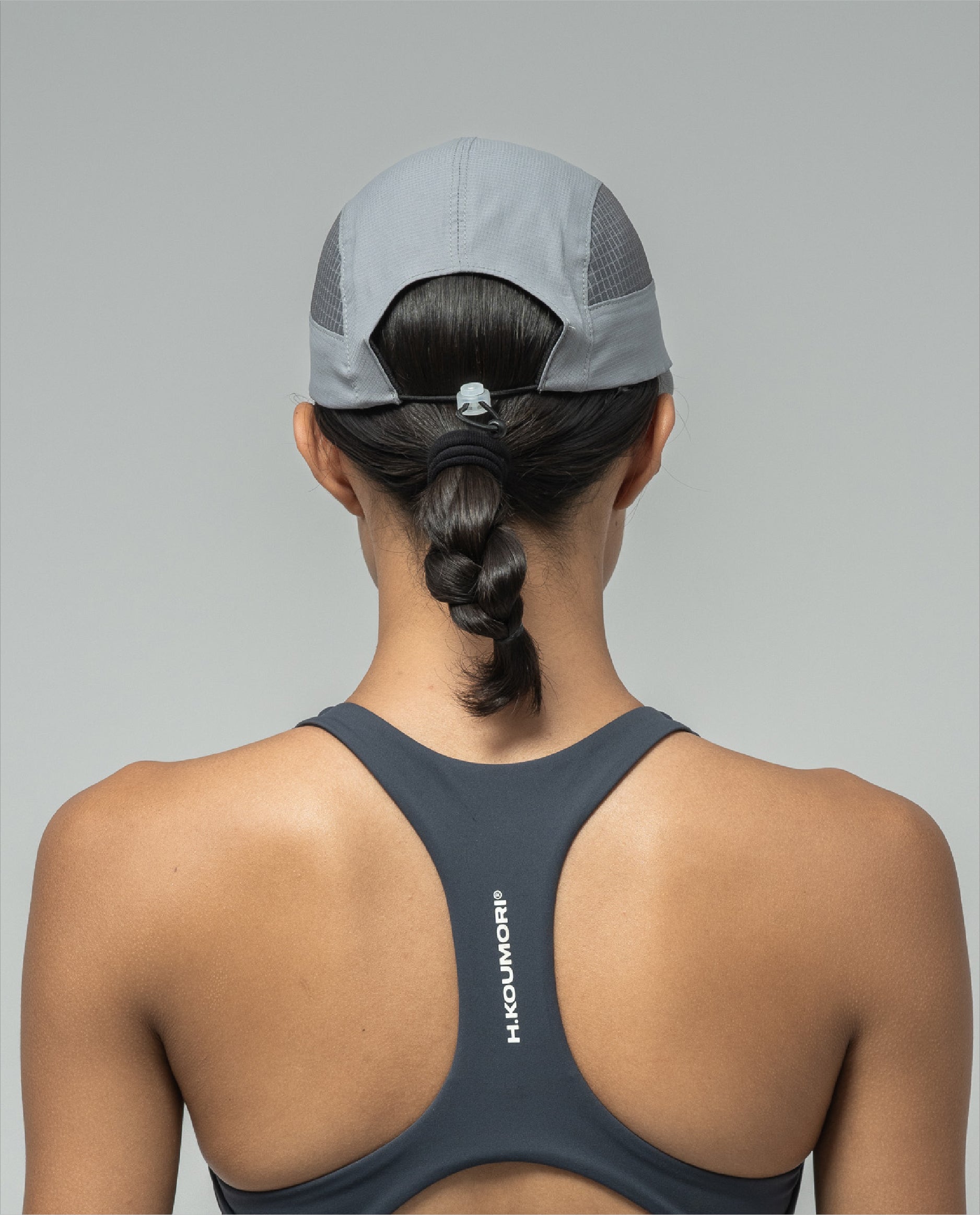 SIDE MESH CAP GREY