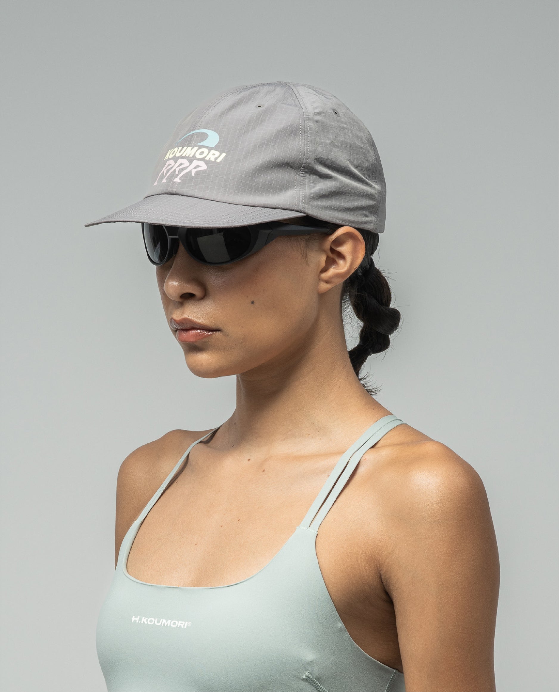 RIPSTOP FLAT CAP GREY RUN