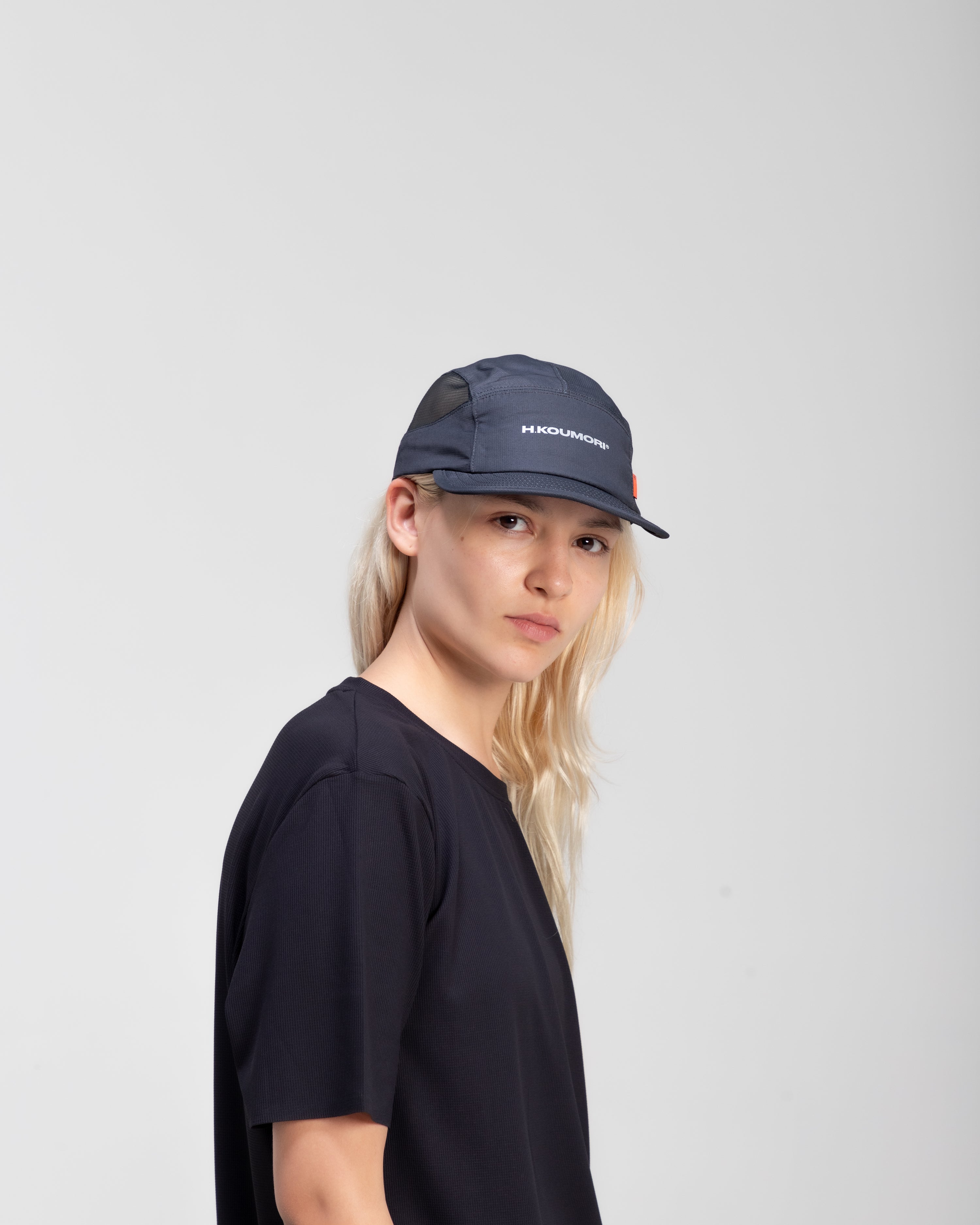 H. Koumori Running Cap 5 Panel Dark Grey