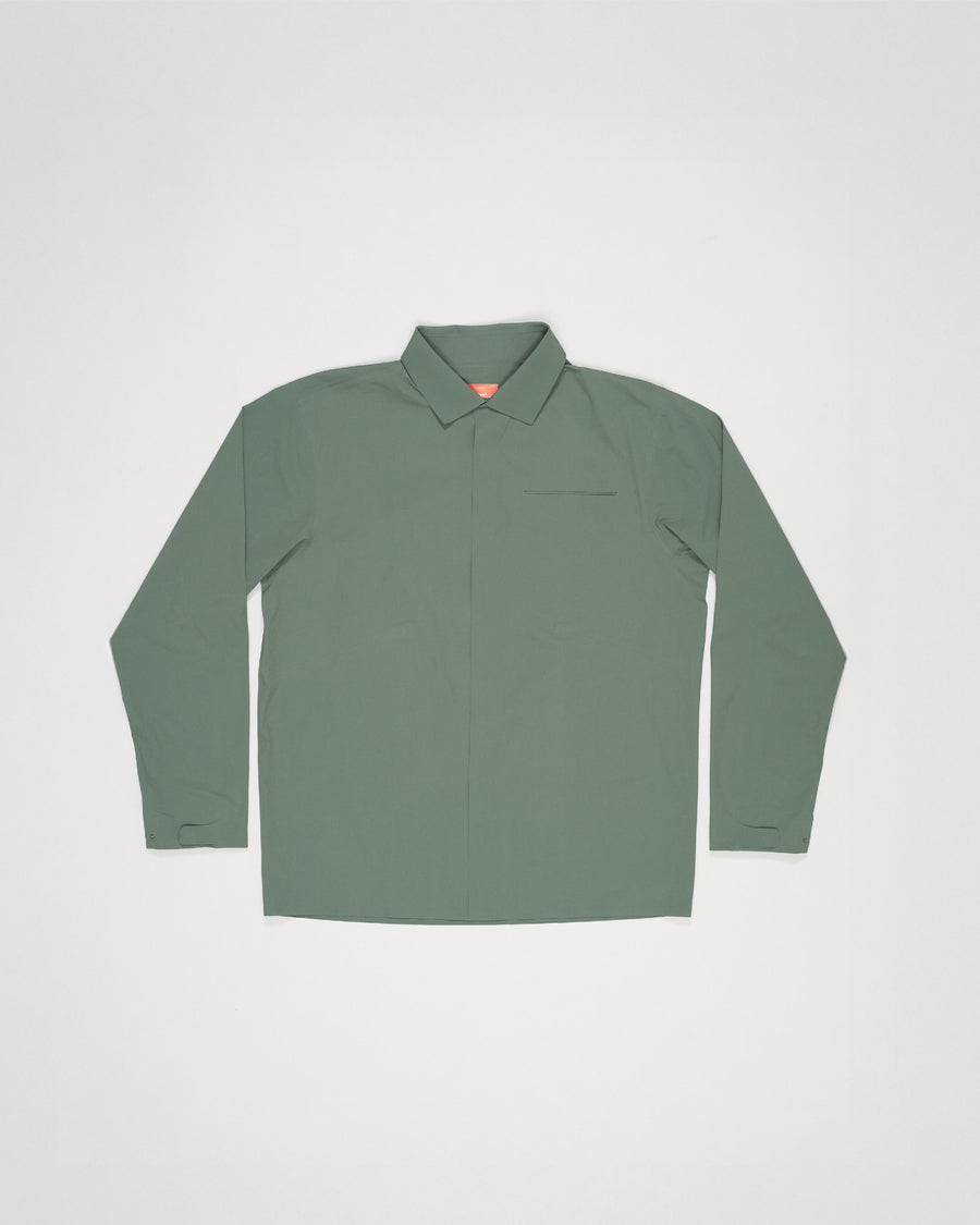 Heavy Over Shirt Forest Green