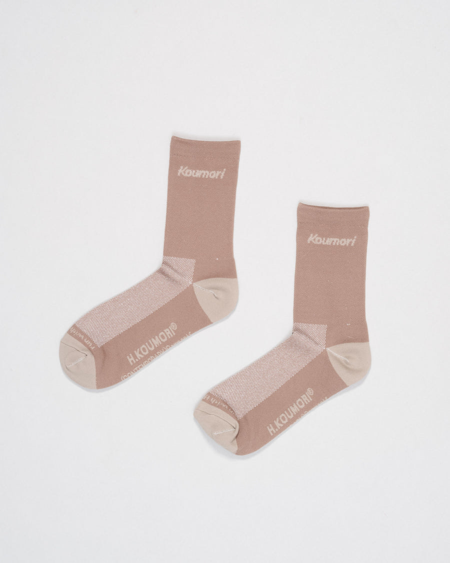 Training Socks Fossil Brown