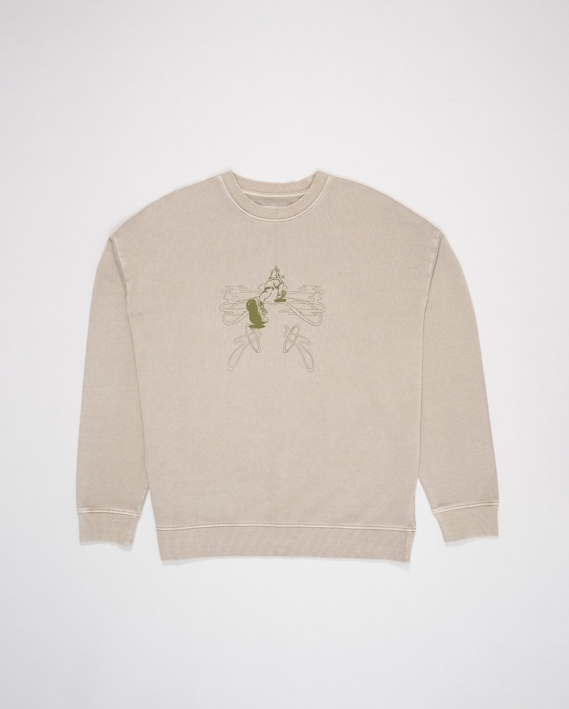 Mind Runner Crewneck Green Tea