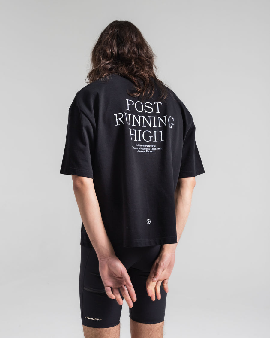 Post Running High T-Shirt Black