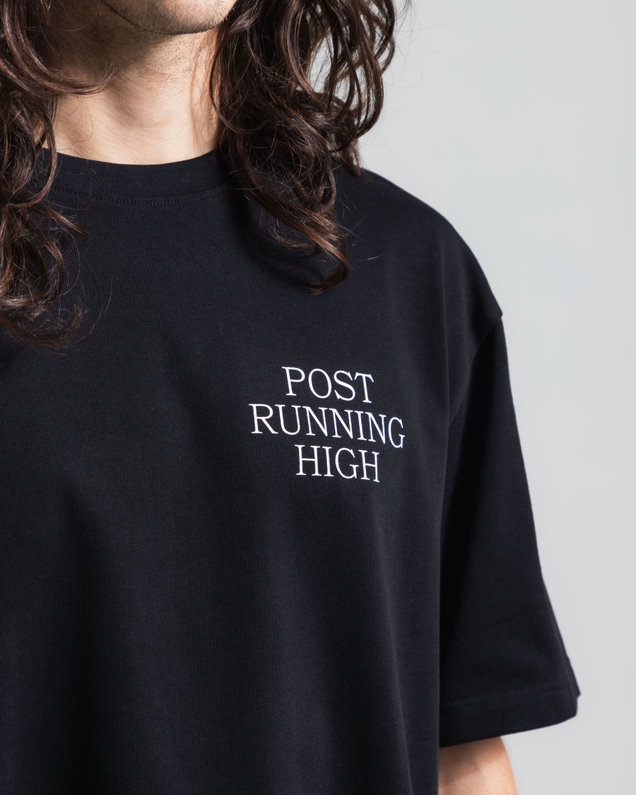 Post Running High T-Shirt Black