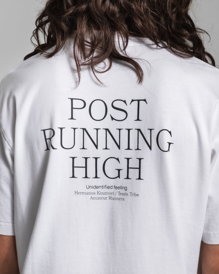 Post Running High T-Shirt White