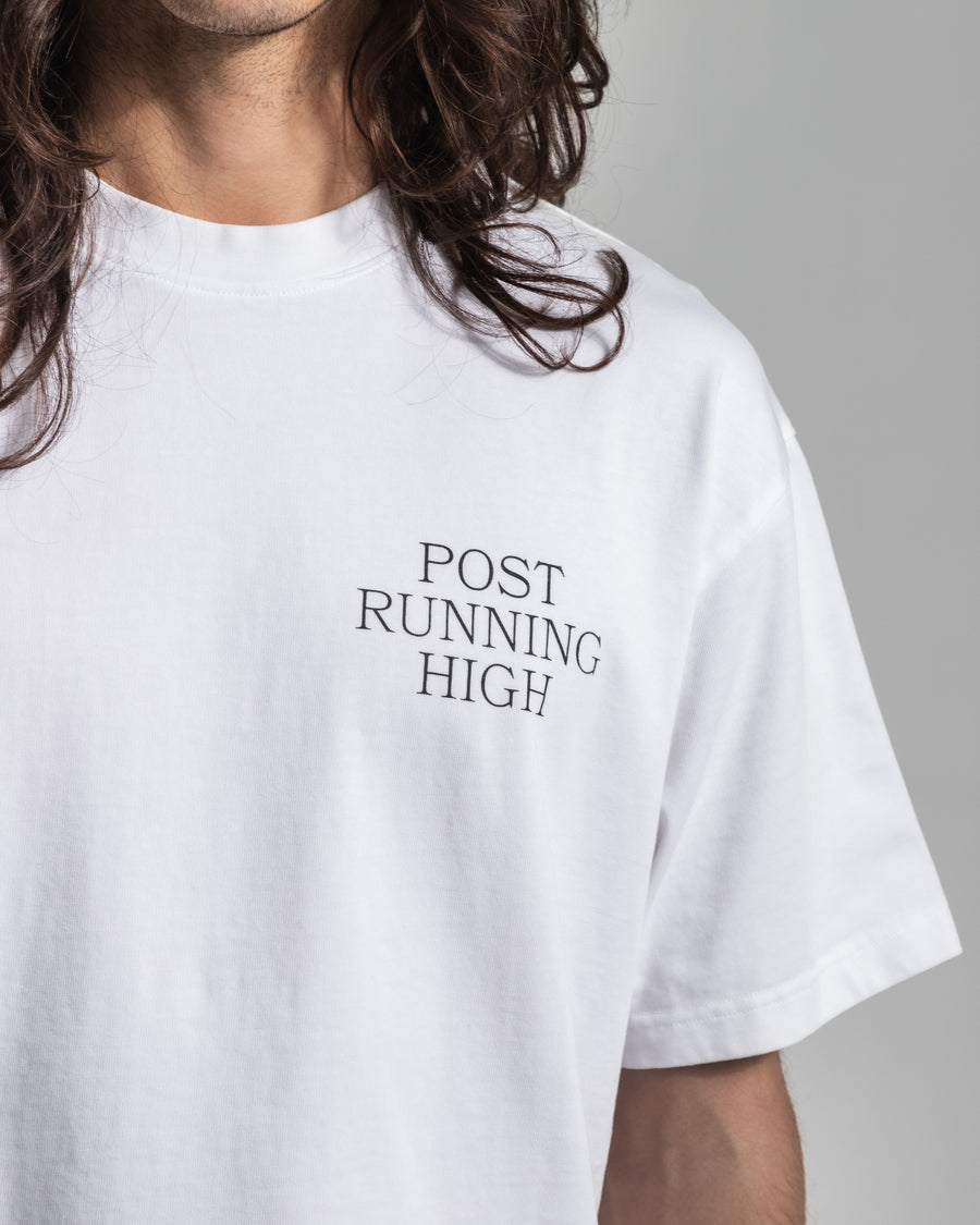 Post Running High T-Shirt White