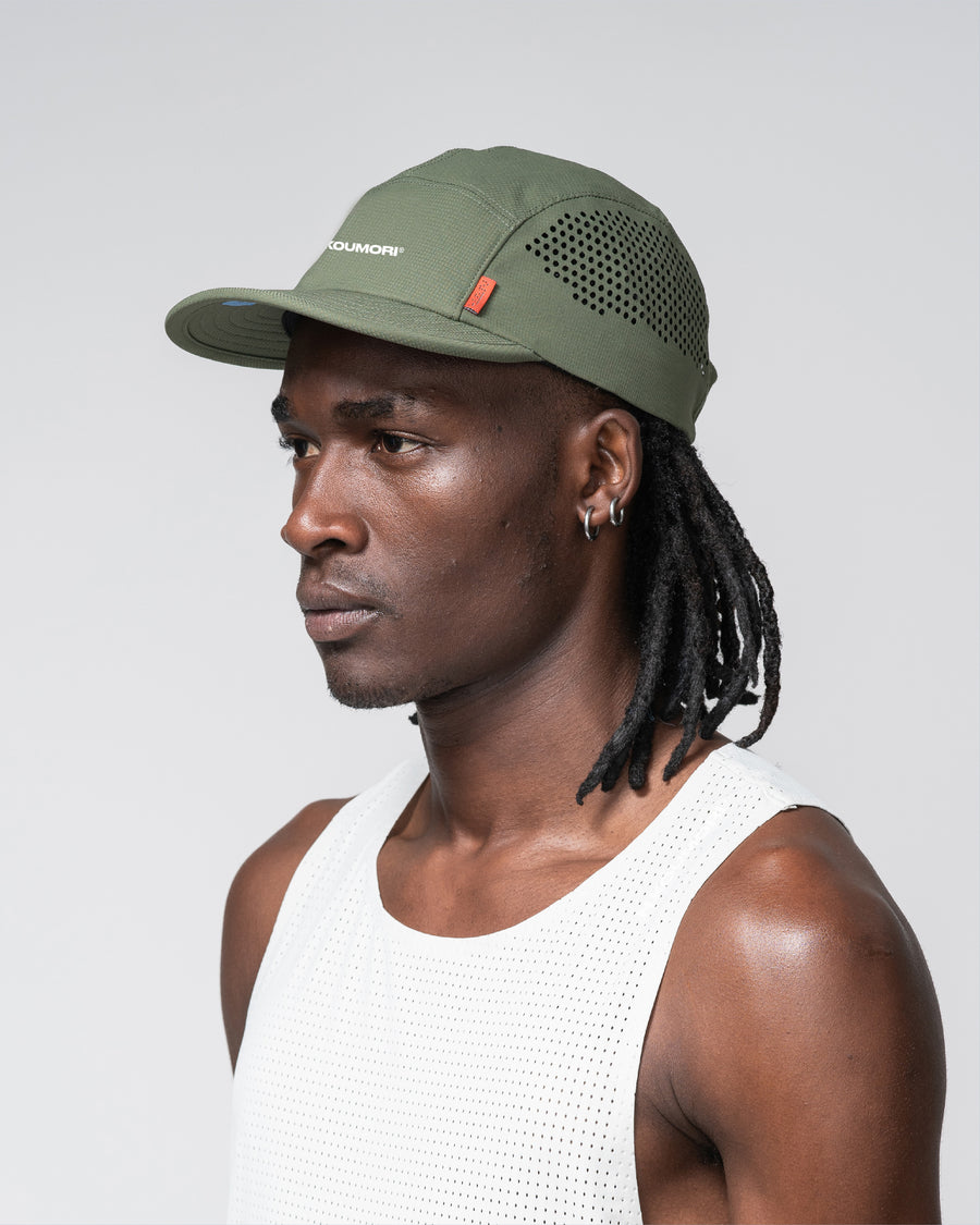 Koumori Laser Cut Cap Forest Green