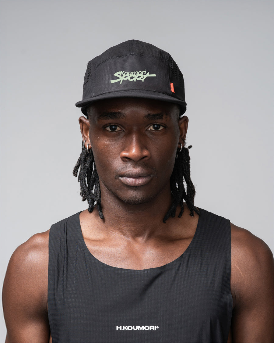 Koumori Sports Laser Cut Cap Black