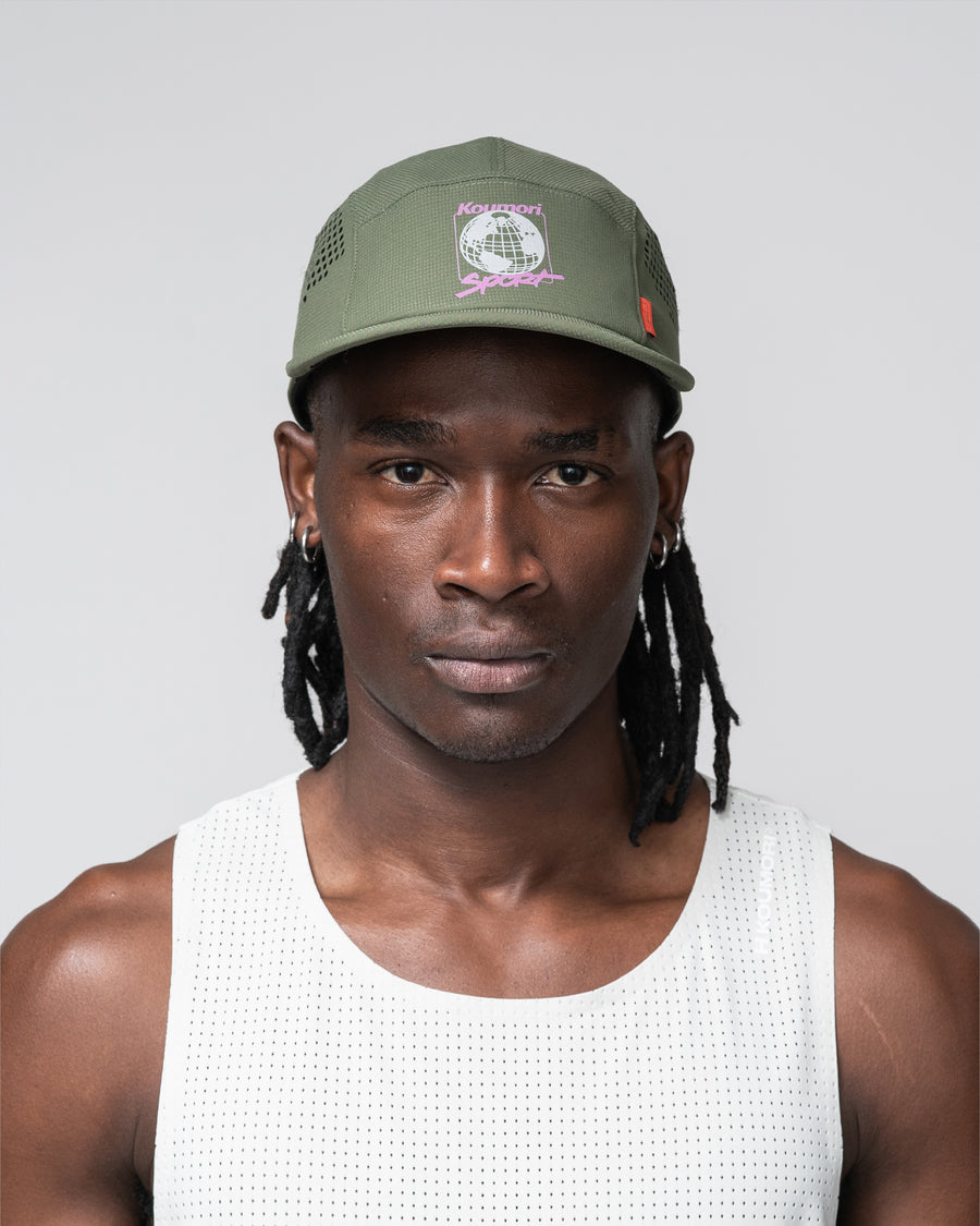 Laser Cut Cap Forest Green