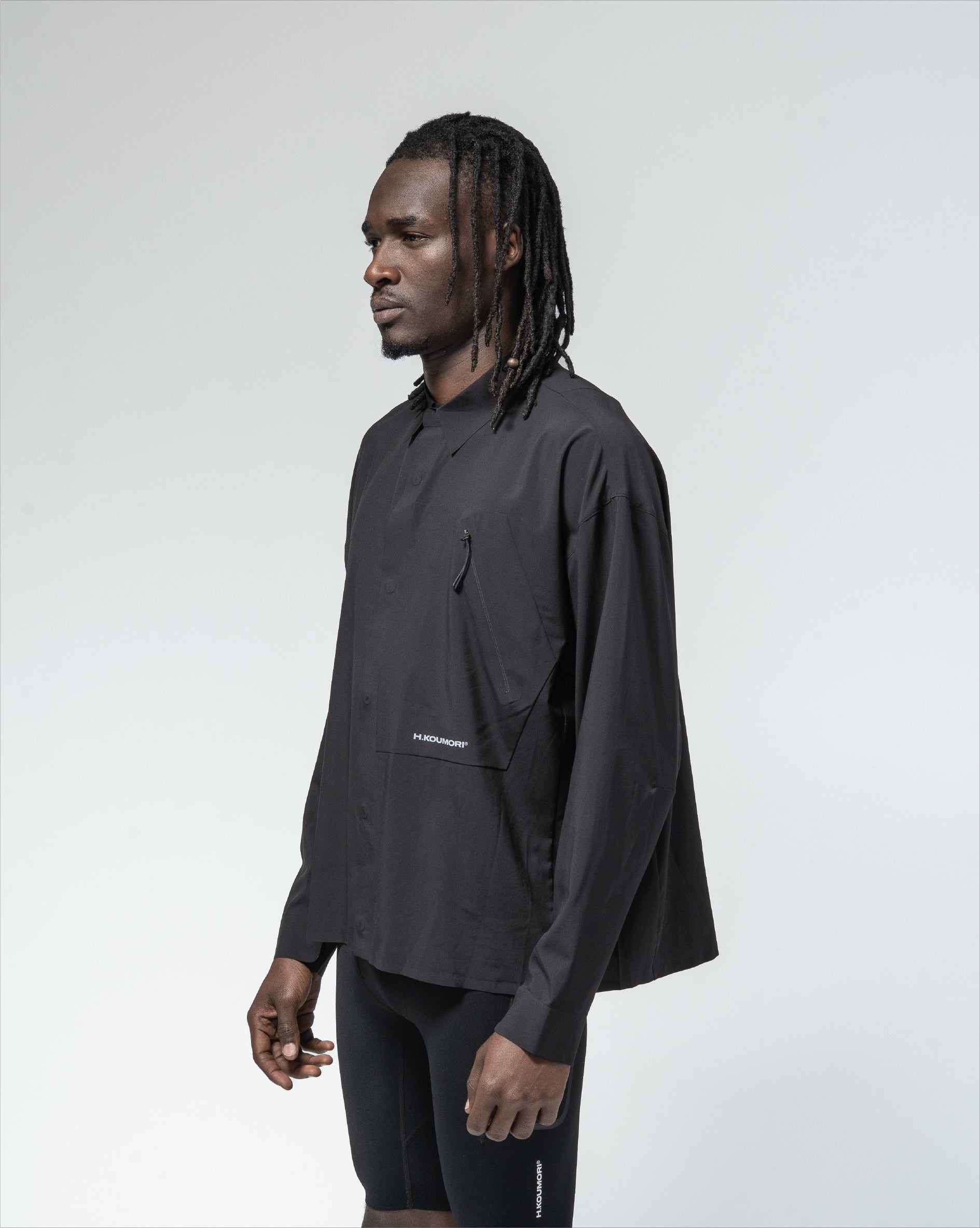Camisa Ligera Negra