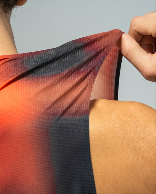 Race Singlet Lava