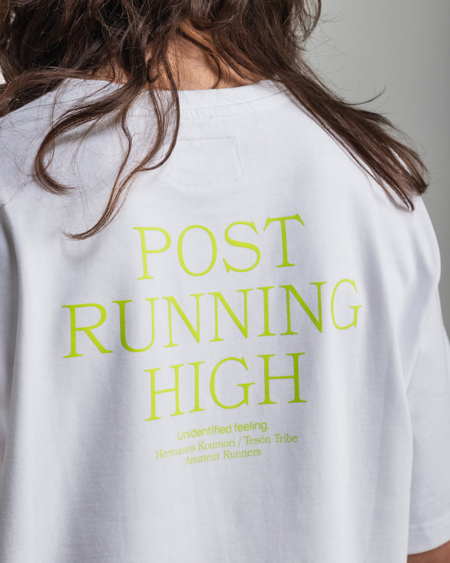 Post Running High VOLT T-Shirt White