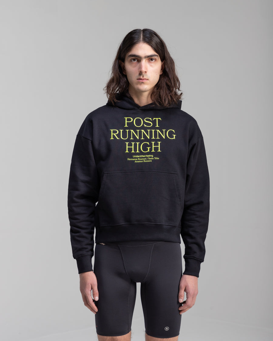 Post Running High VOLT  Black Hoodie