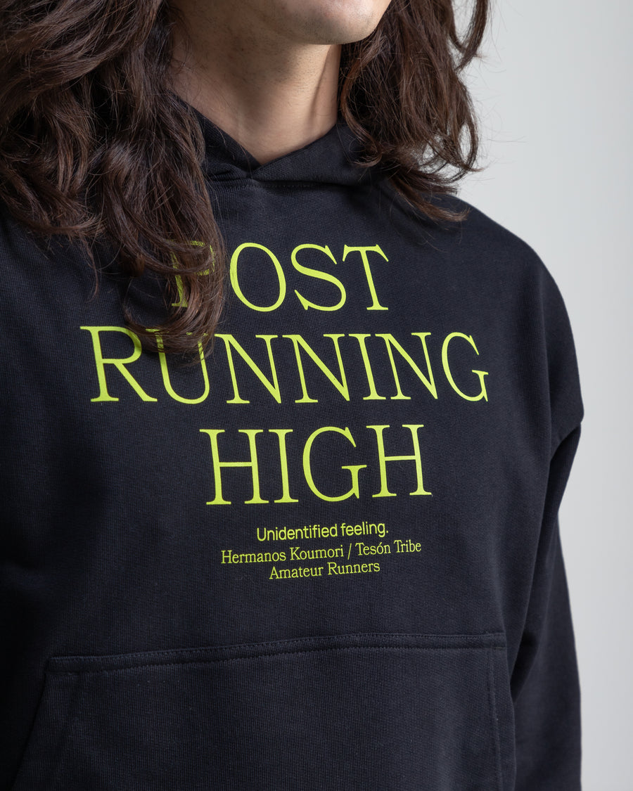 Post Running High VOLT  Black Hoodie