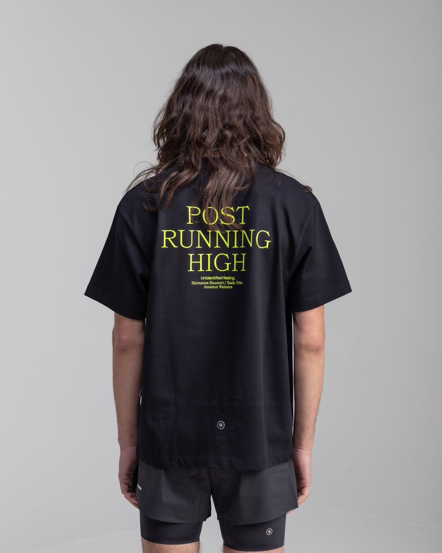 Post Running High VOLT T-Shirt Black