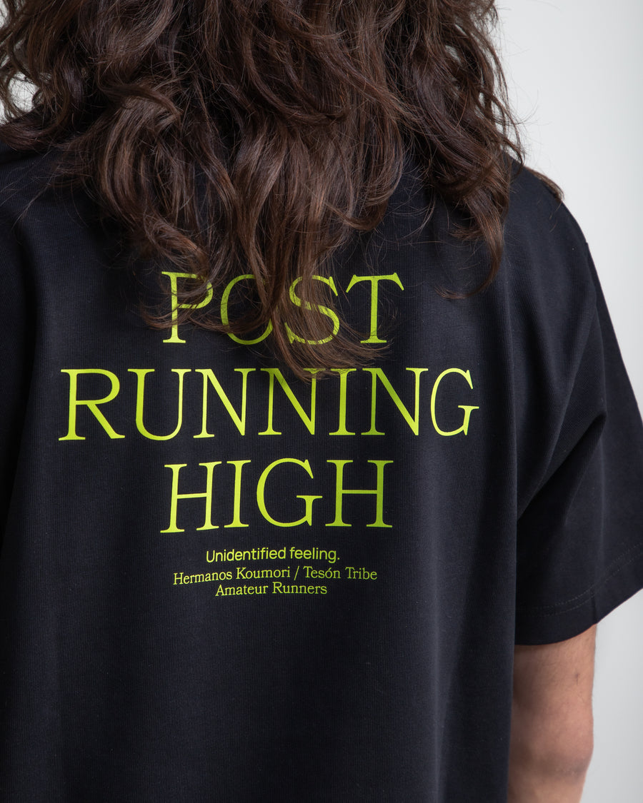 Post Running High VOLT T-Shirt Black