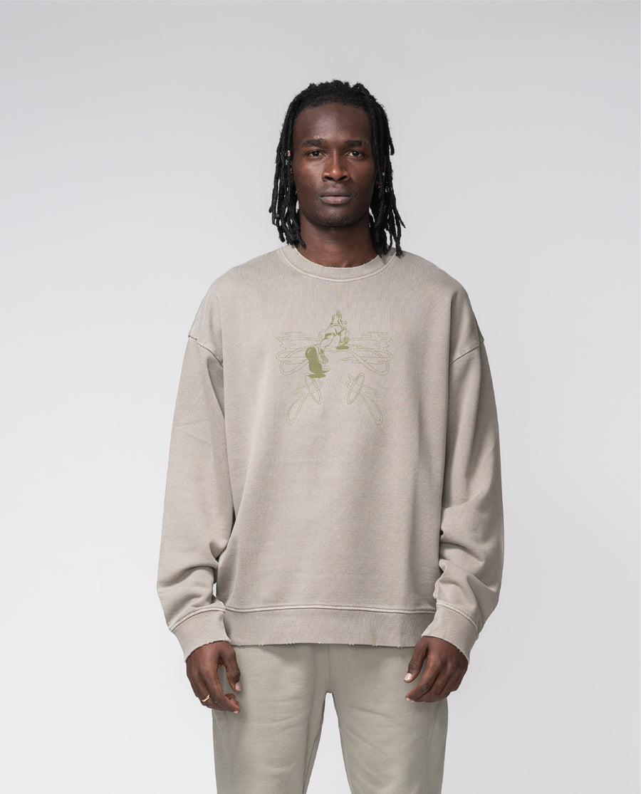 Mind Runner Crewneck Green Tea