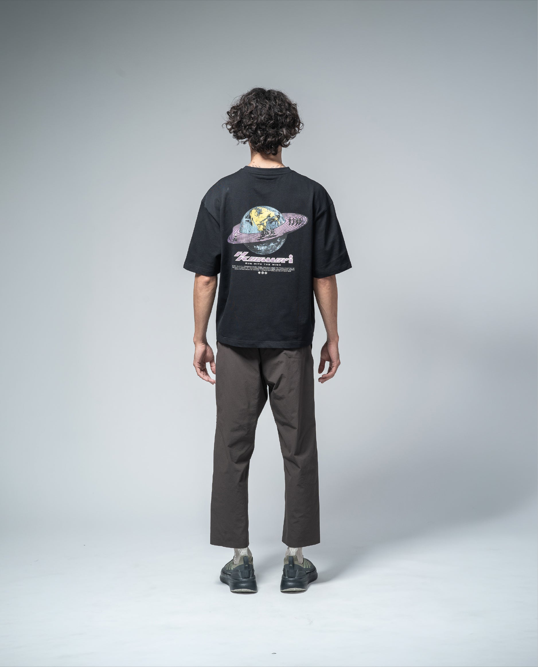 Orbit Run Boulder T-Shirt Black