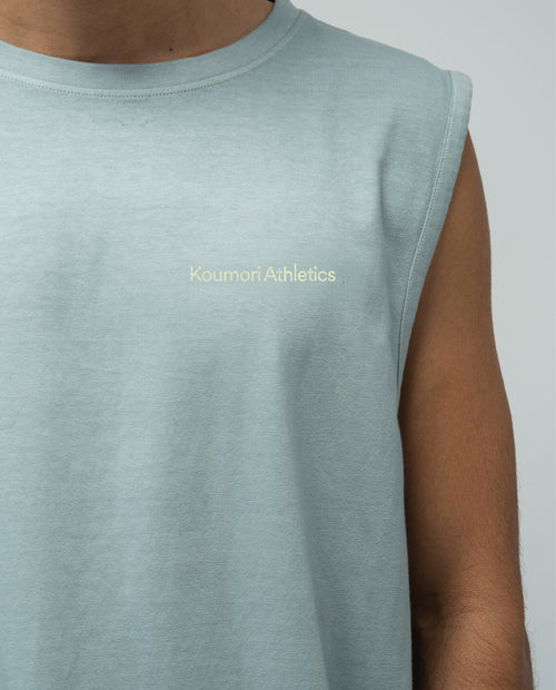 Side Mark Muscle T-Shirt Abyss Blue
