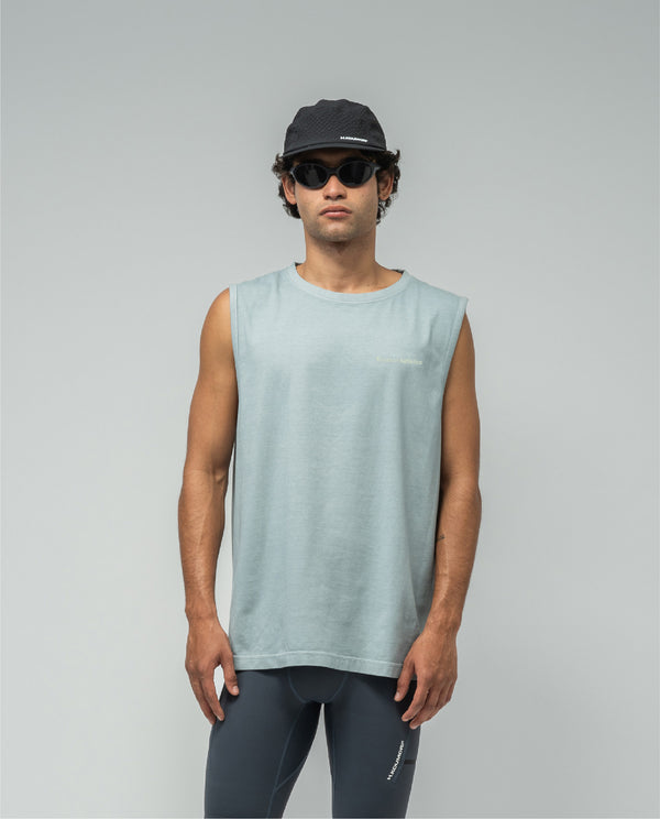 Side Mark Muscle T-Shirt Abyss Blue