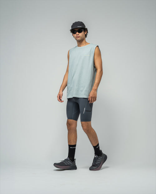 Side Mark Muscle T-Shirt Abyss Blue