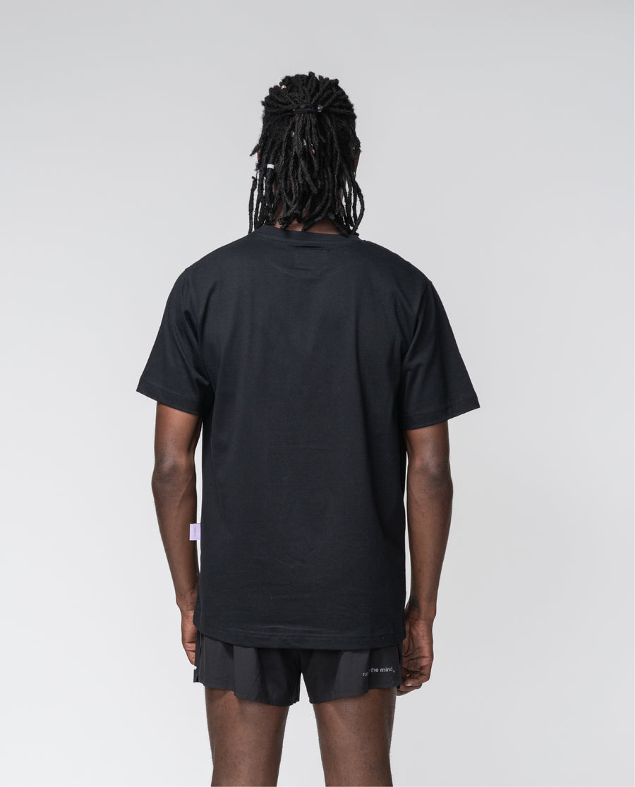 Post Running High Regular T-Shirt Black