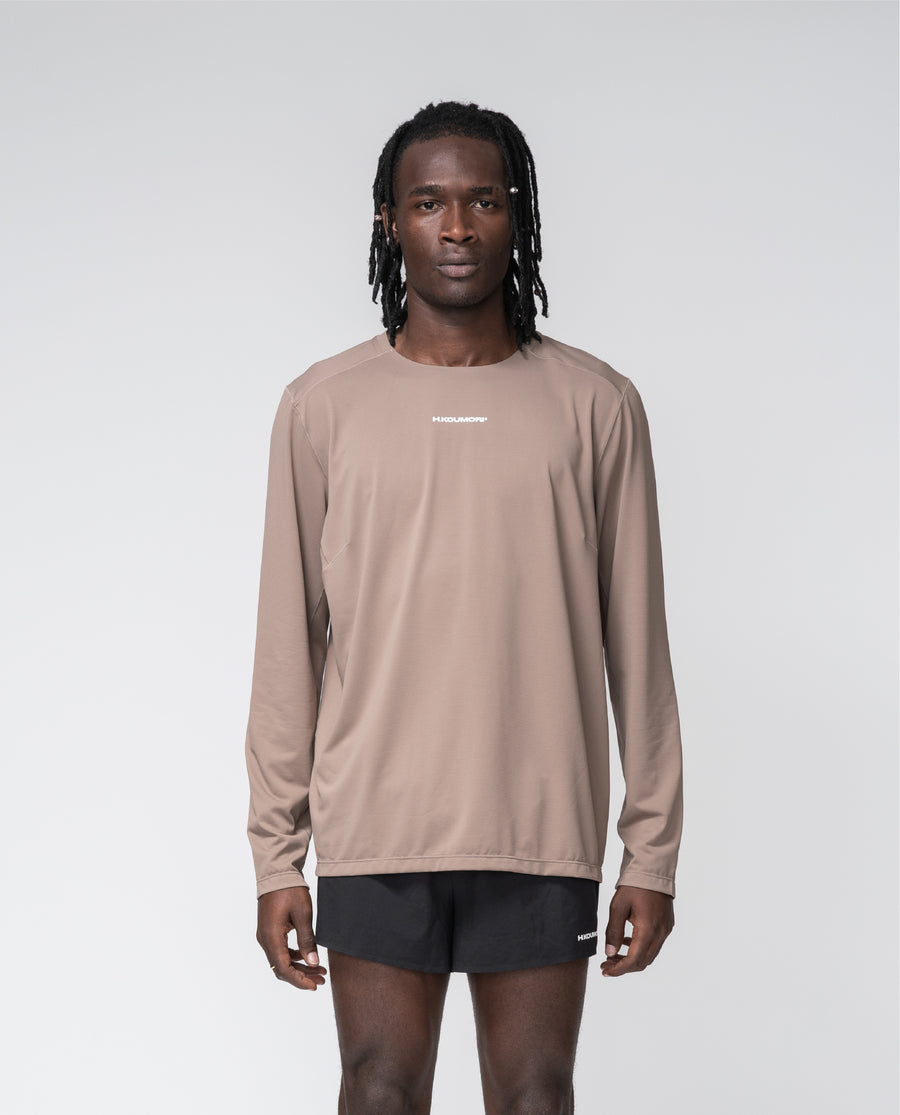 Light Training T Fossil Brown