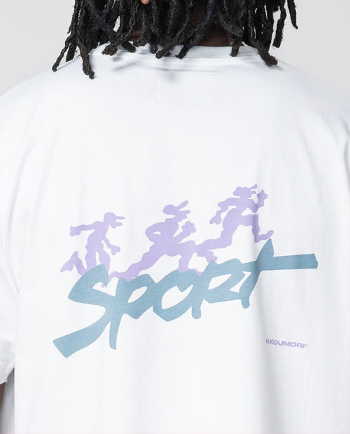 Playera Deportiva Regular Blanca 