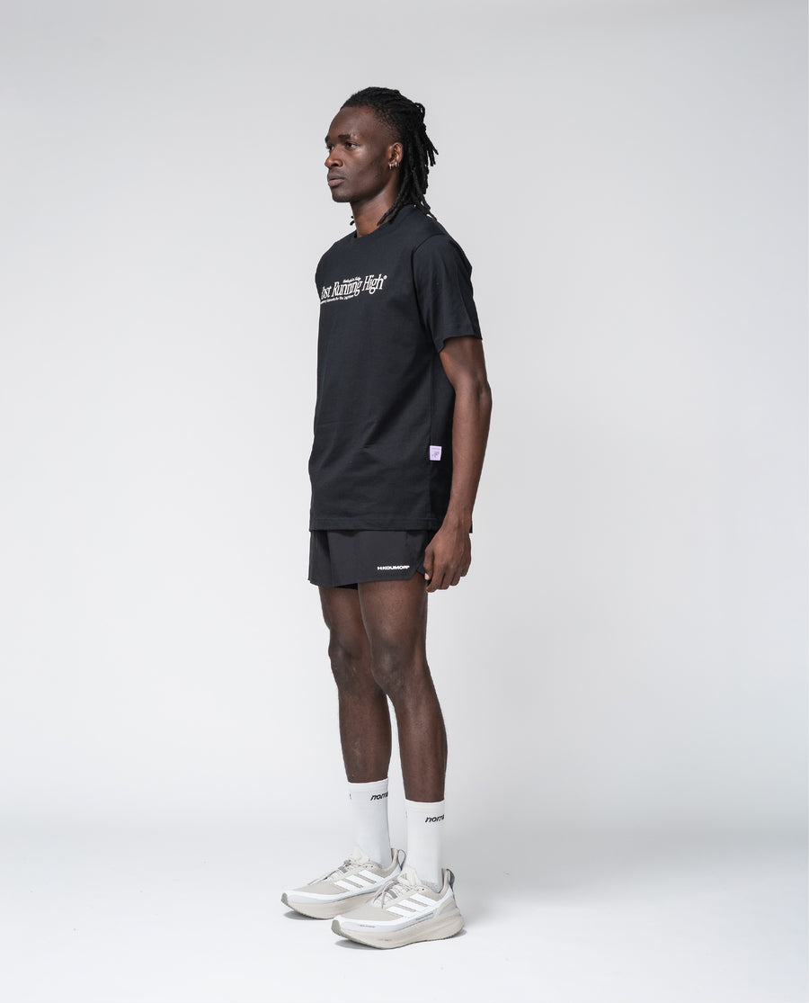 Post Running High Regular T-Shirt Black