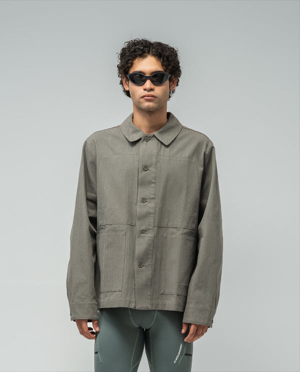 Off Track Overshirt Asphalt Black