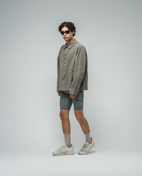 Off Track Overshirt Asphalt Black