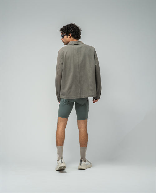 Off Track Overshirt Asphalt Black