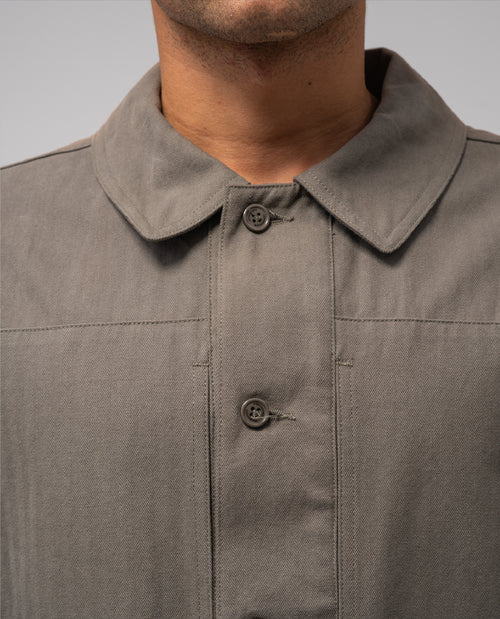 Off Track Overshirt Asphalt Black
