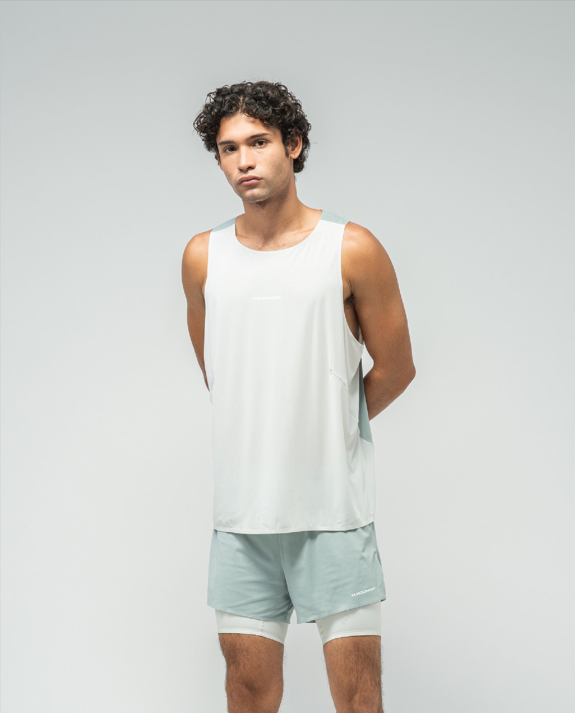 Race Singlet Dawn Blue / Abys