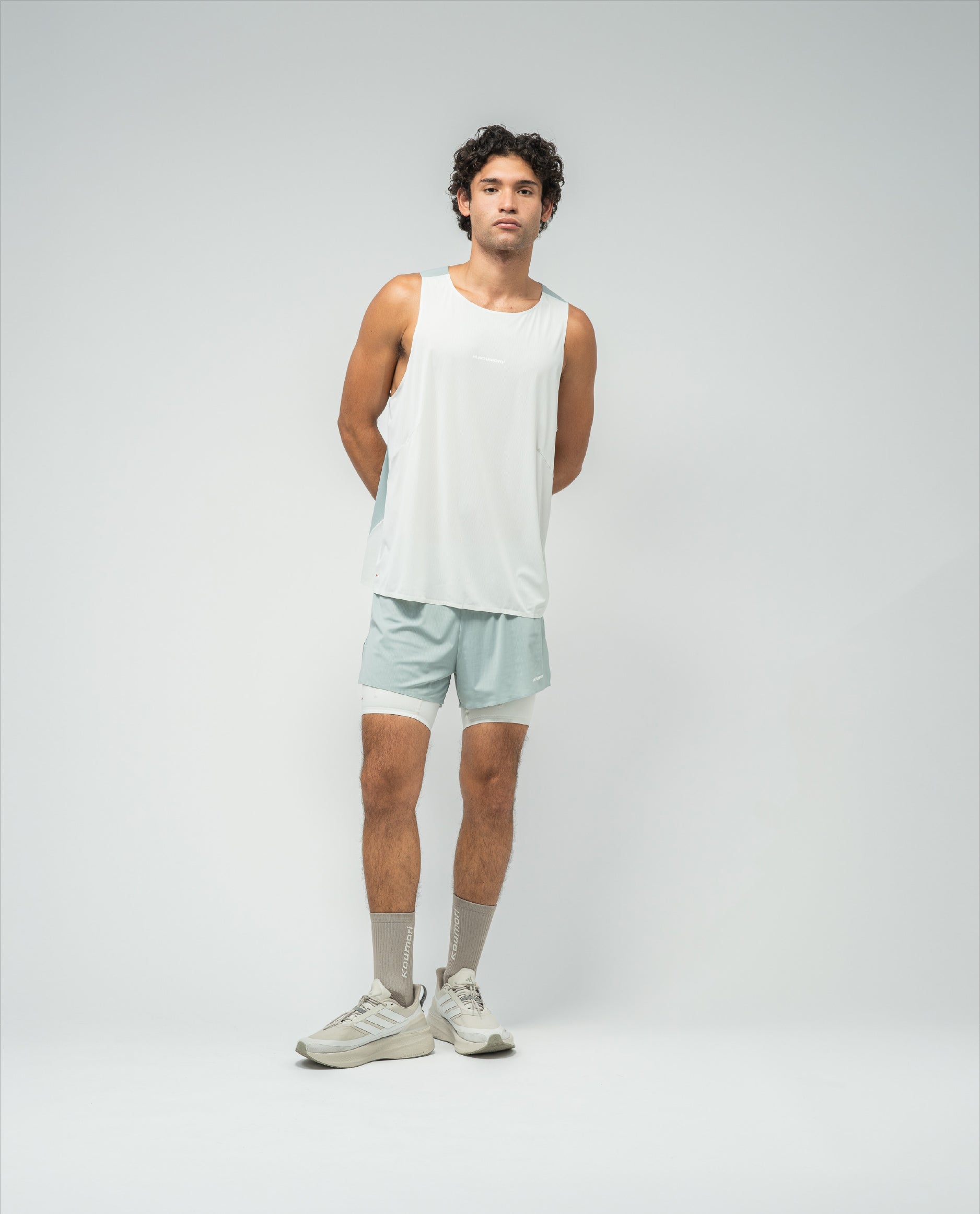 Race Singlet Dawn Blue / Abys