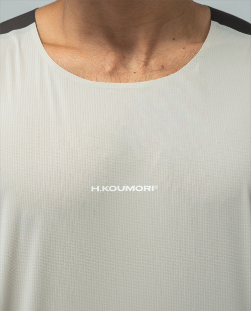 Race Singlet Silver Cloud