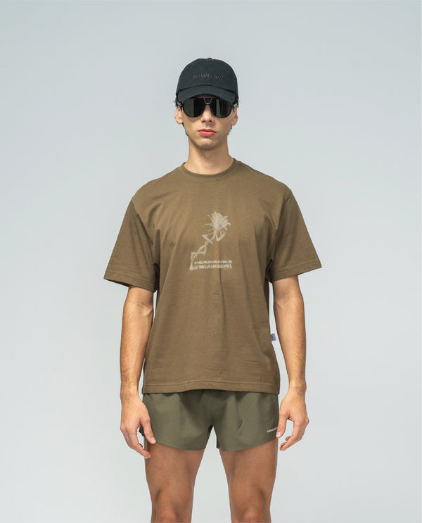 H.KOUMORI Regular T-Shirt Olive