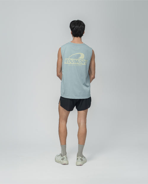 Side Mark Muscle T-Shirt Abyss Blue