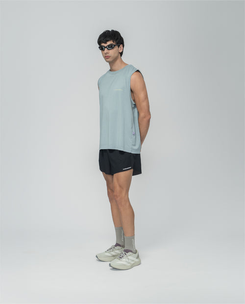 Side Mark Muscle T-Shirt Abyss Blue