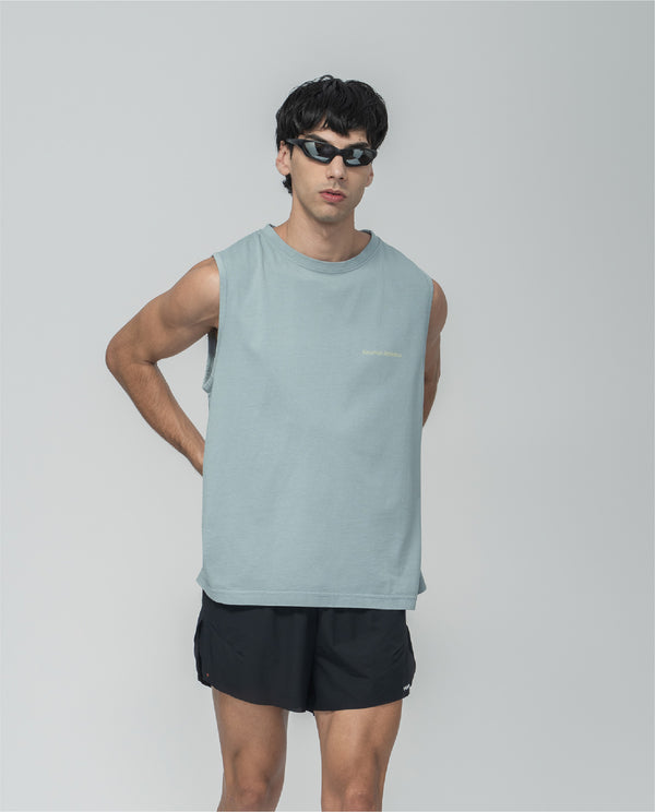 Side Mark Muscle T-Shirt Abyss Blue