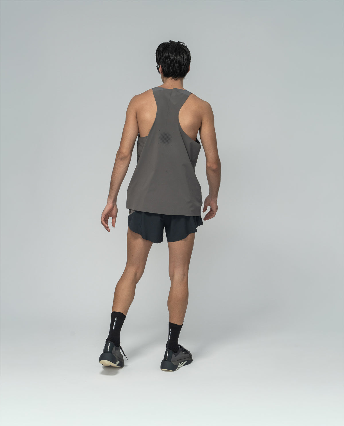 Adidas x H.KOUMORI Running Singlet Charcoal