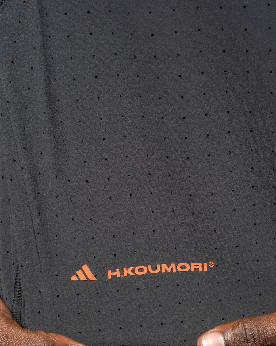 Adi365 H.Koumori Running Singlet Black