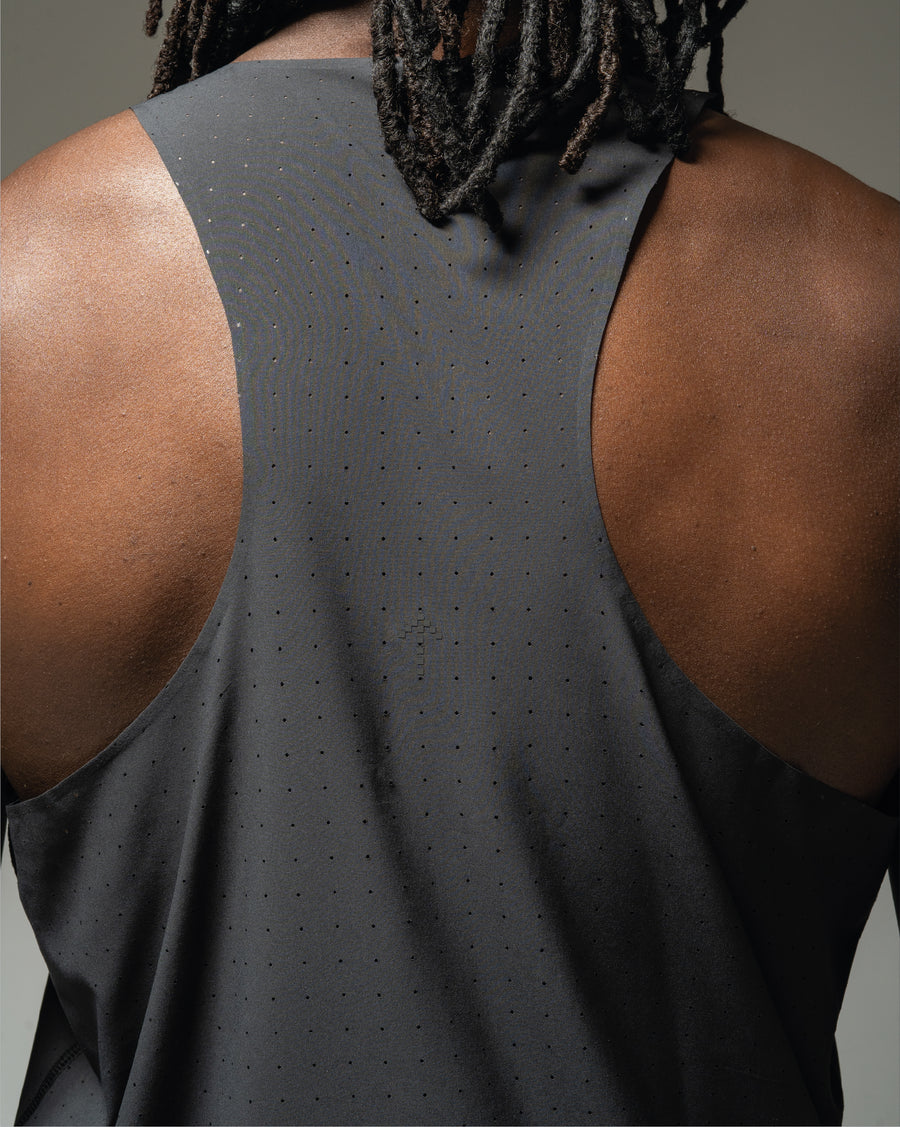 Adi365 H.Koumori Running Singlet Black