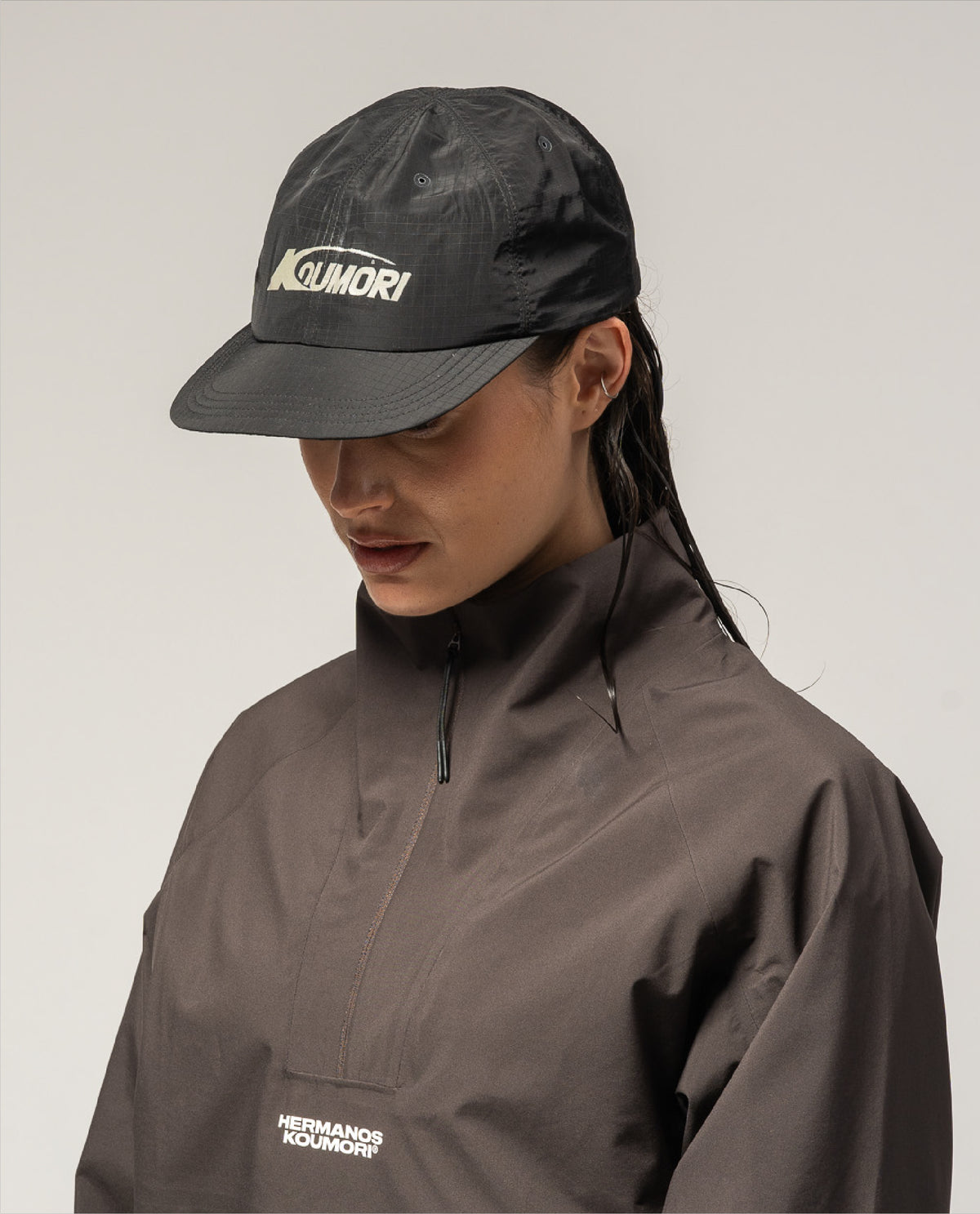 Ripstop Flat Cap Black