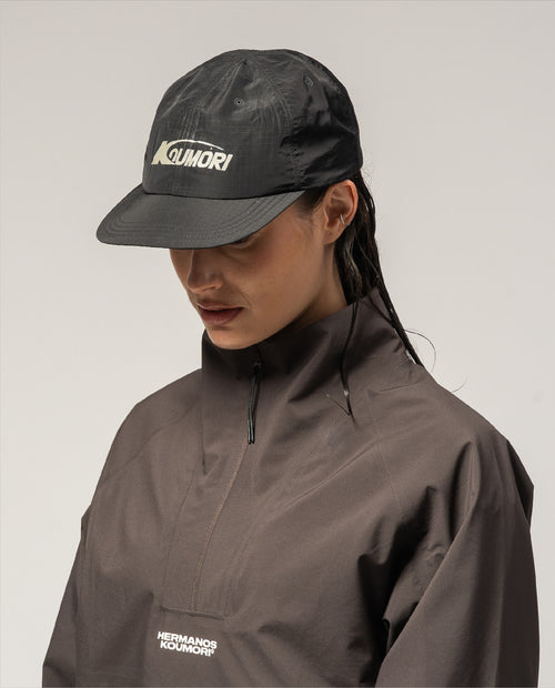 Ripstop Flat Cap Black