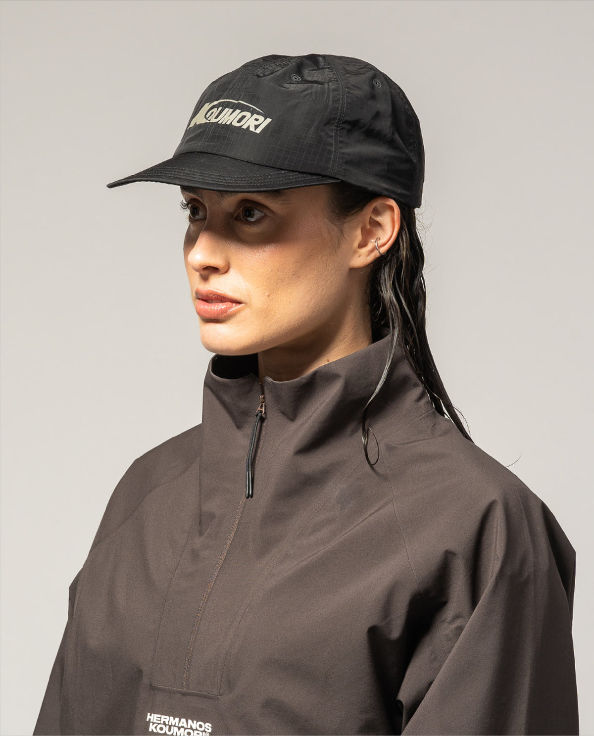 Ripstop Flat Cap Black