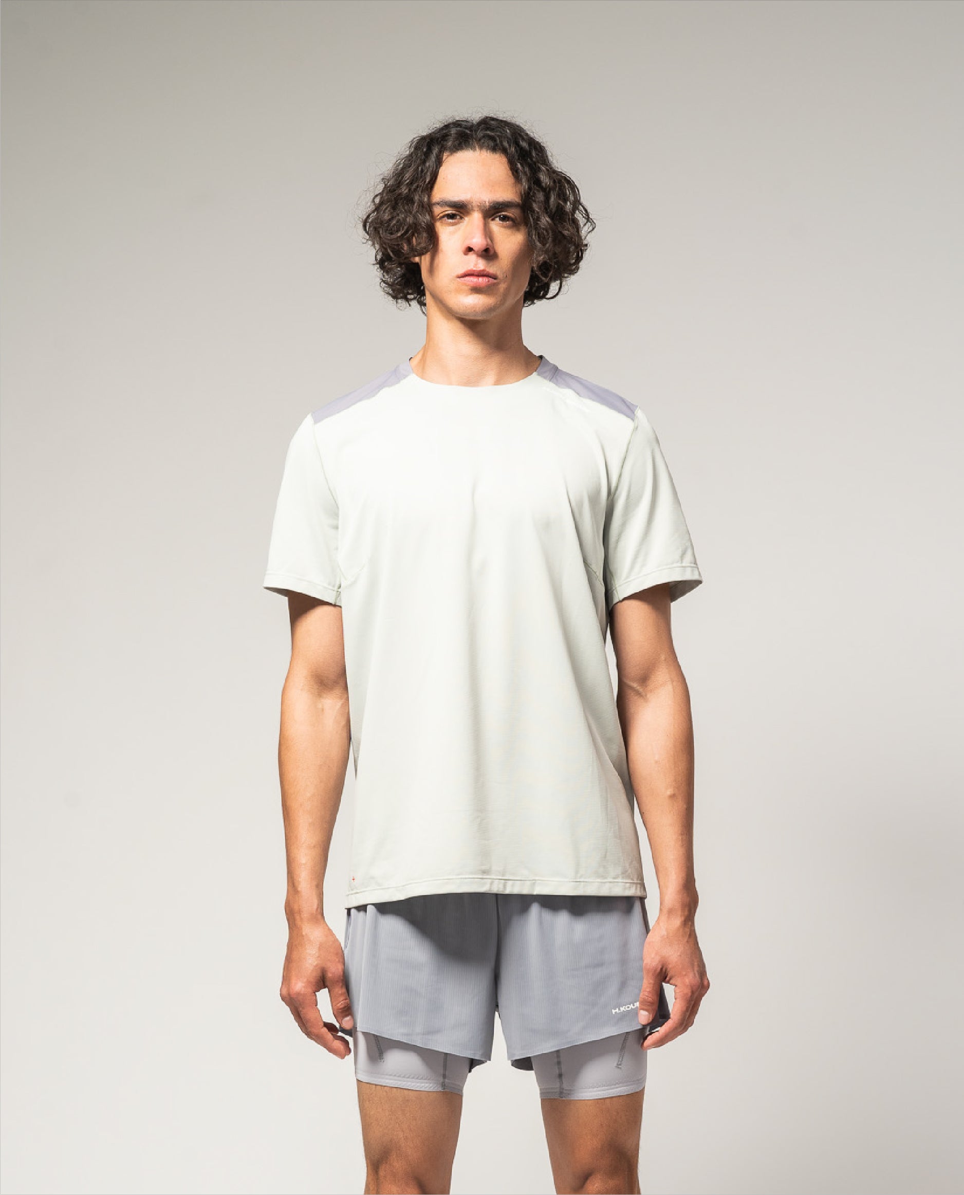 SS Light Training T-shirt Mineral Grey/Quicksilver