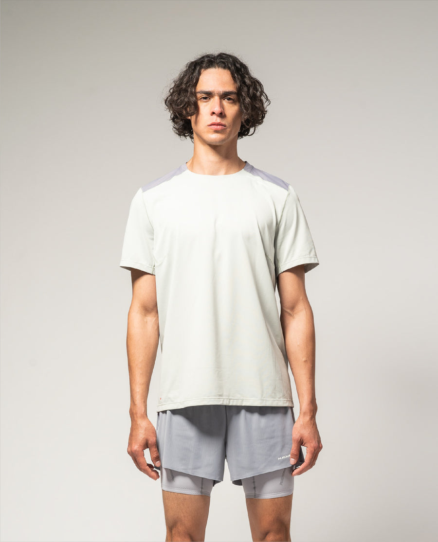 SS Light Training T-shirt Mineral Grey/Quicksilver