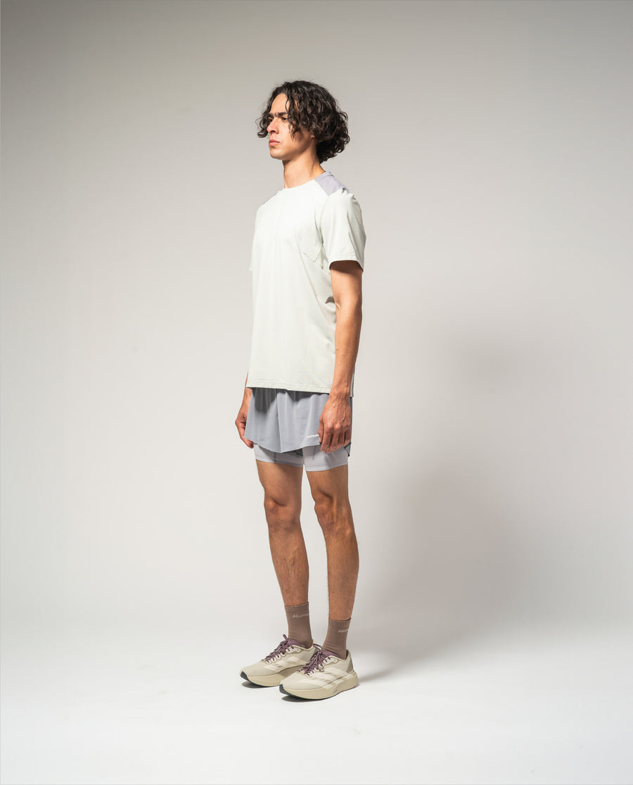 SS Light Training T-shirt Mineral Grey/Quicksilver